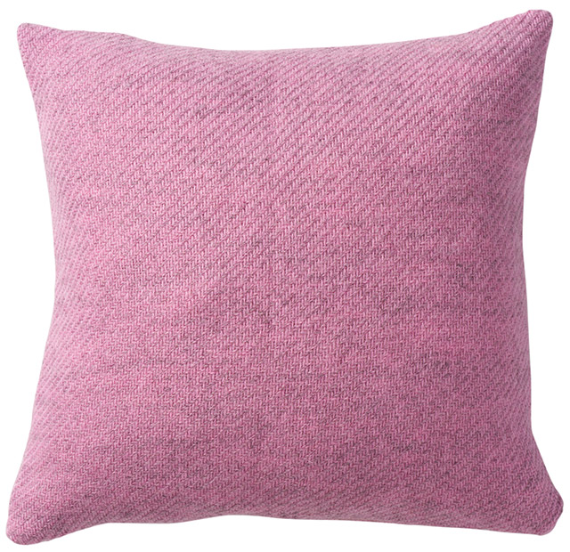 Gotland Kissenhülle, Pink aus Gotlandwolle von Klippan Yllefabrik