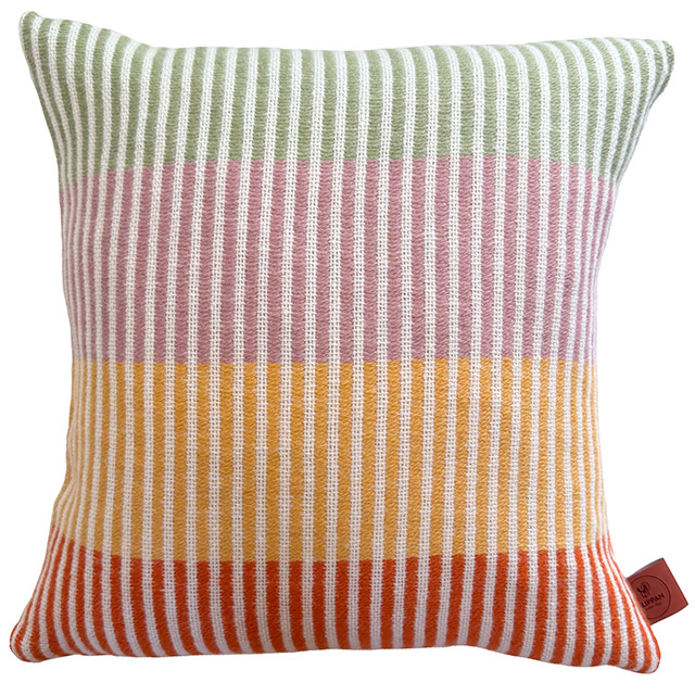 Klippan Rib Kissenbezug Multi Pastel – skandinavisches Streifendesign