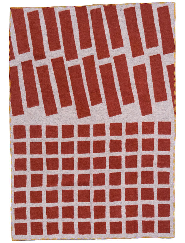 Klippan Wolldecke „Sankt Petri Floor“ – in der Farbe Braun.