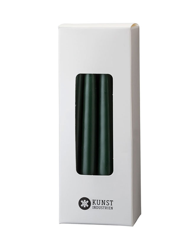 Christbaumkerzen in Bottle Green No.34 von KunstIndustrien