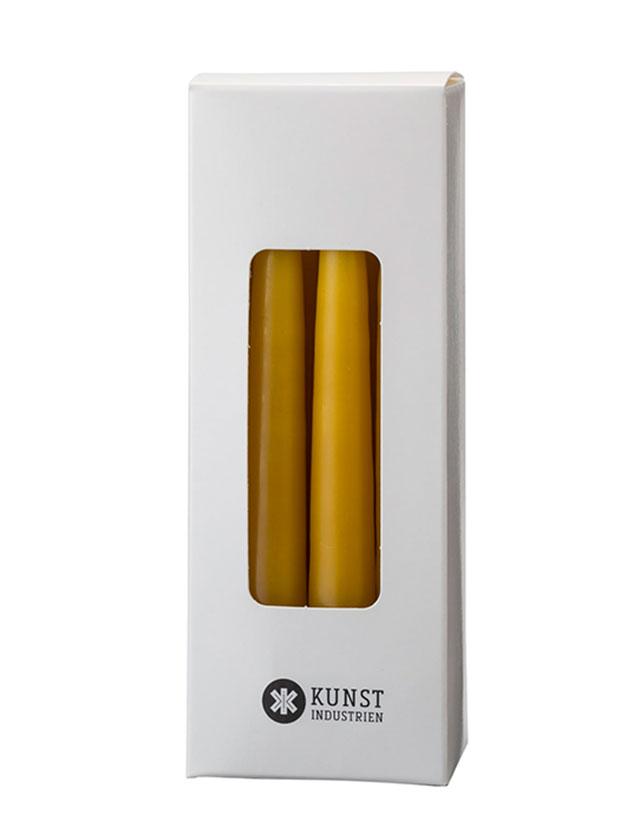 Christbaumkerzen in Honey No.69 von KunstIndustrien