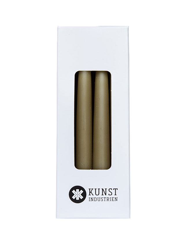 Christbaumkerzen in Olive No.36 von KunstIndustrien