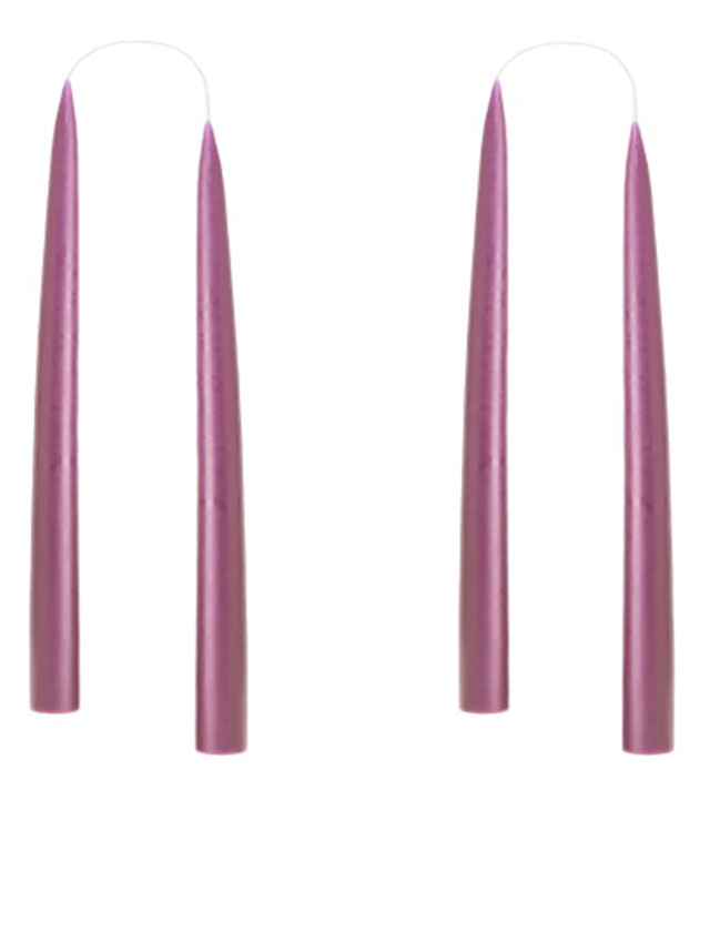Stabkerzen - 4 Kerzen in der kleinen Größe von 20cm in einer Geschenkverpackung in der Farbe Light Heather #78