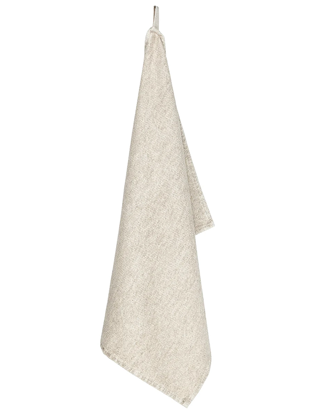 Kivi Handtuch aus gewaschenem Leinenfrottee von Lapuan Kankurit in White Linen