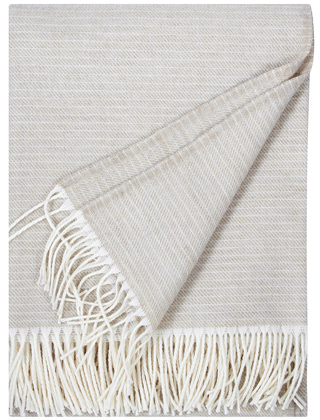 Lapuan Kankurit Lepo Wolldecke White-Beige