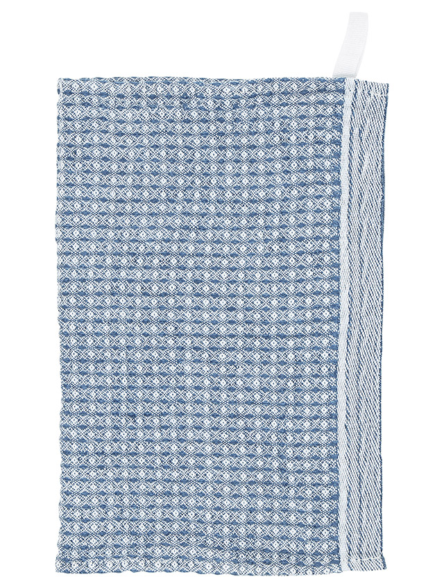 Maija Dishcloth White-Rainy Blue - Spültuch von Lapuan Kankurit aus Finnland