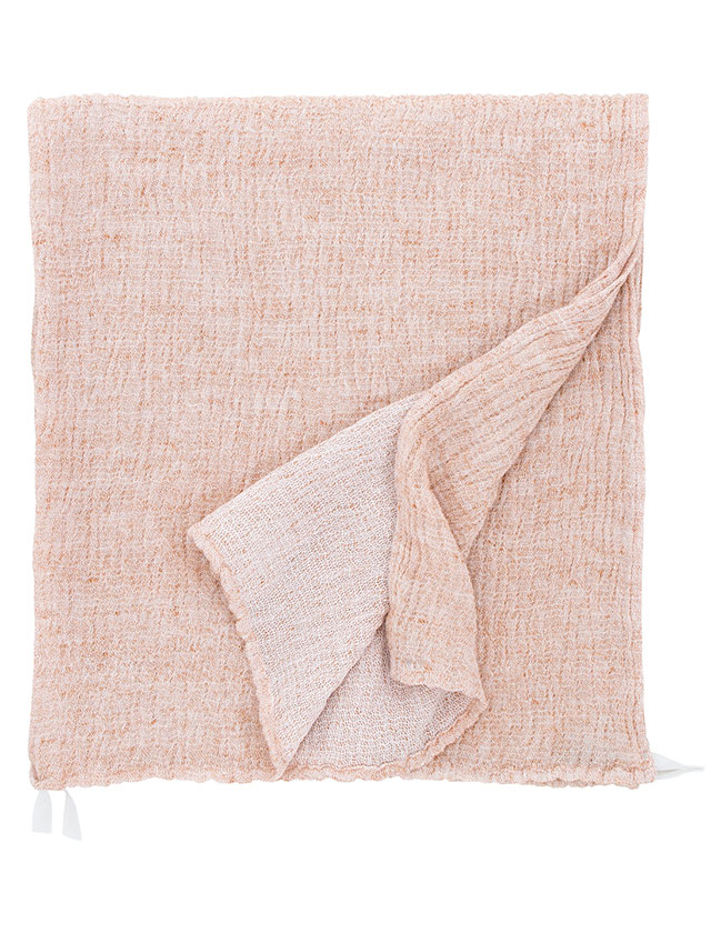 Nyytti Dusch- und Badetuch in White Cinnamon von Lapuan Kankurit aus Leinen und Tencel.
