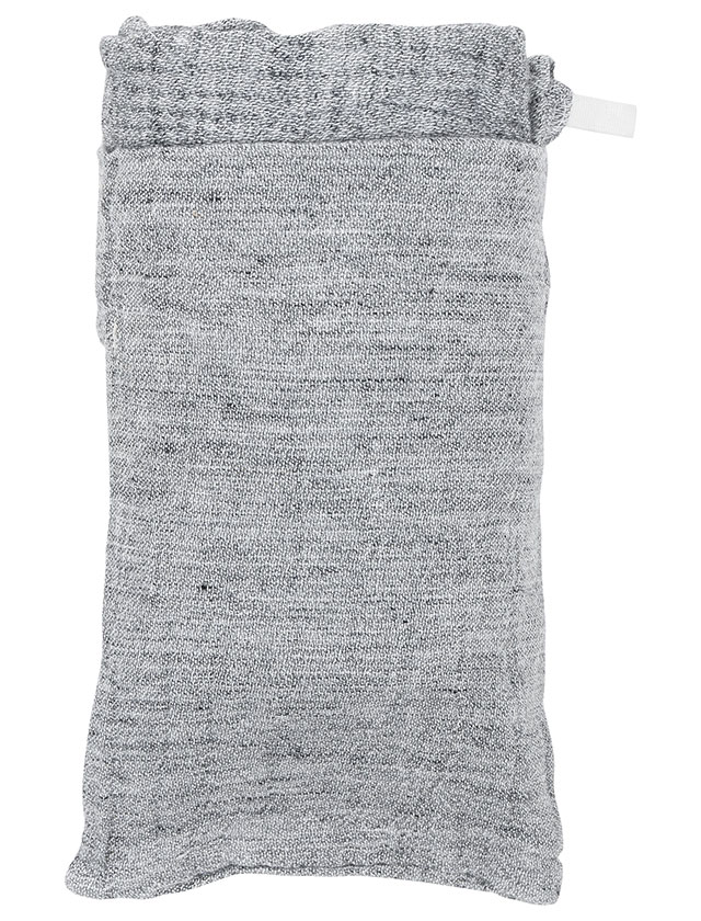 Nyytti Dusch- und Badetuch in White Grey von Lapuan Kankurit aus Leinen und Tencel.