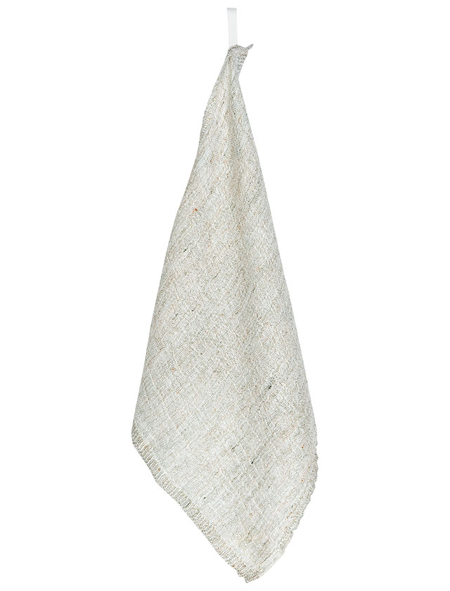 Nyytti Gästehandtuch in White Linen von Lapuan Kankurit aus Leinen und Tencel.