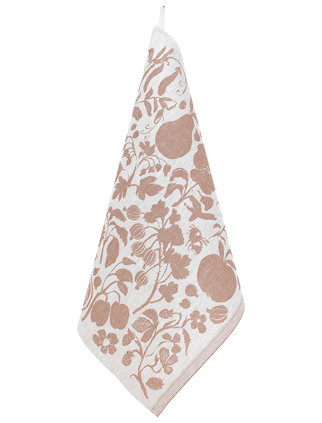 Puutarha Geschirrtuch & Serviette White-Cinnamon