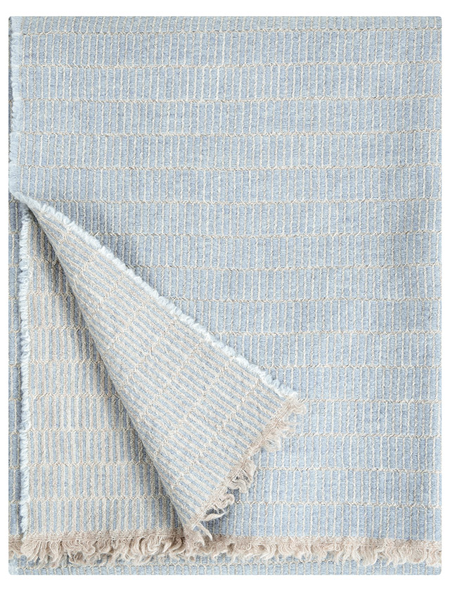 Raitti Tagesdecke in Light-Blue von Lapuan Kankurit.