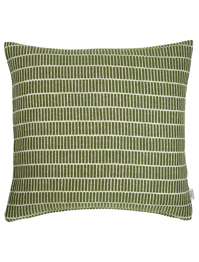 Raitti Kissenhülle in Olive von Lapuan Kankurit.