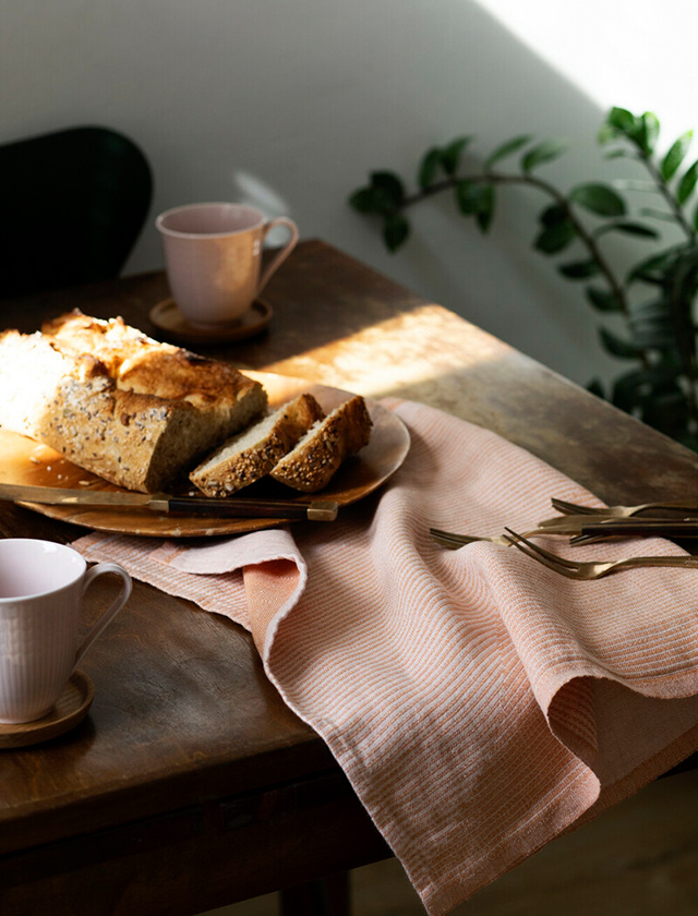 Lapuan Kankurit Koodi hand towel, rust - rose