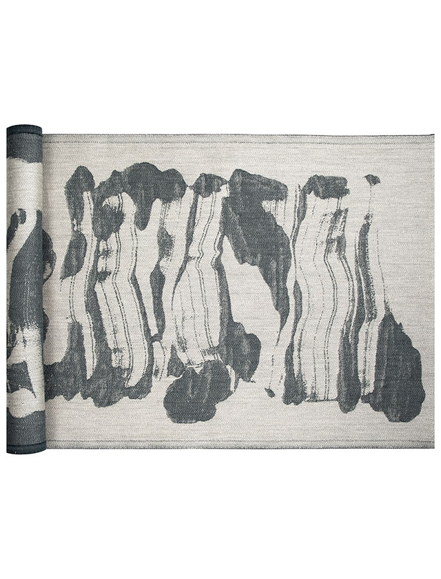 Savu Saunaauflage lang in Linen Graphite von Lapuan Kankurit.