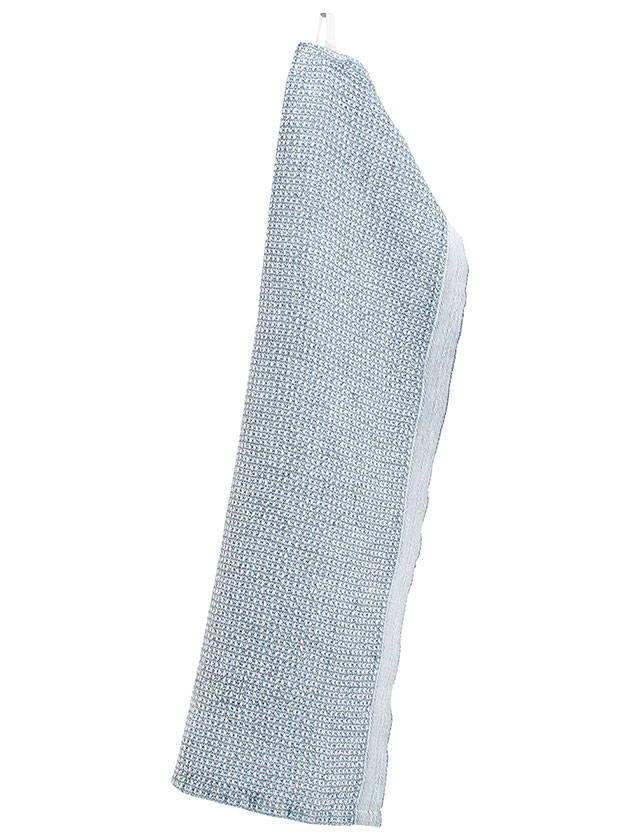Terva Gästehandtuch aus Tencel in der Farbe White Grey von Lapuan Kankurit aus Finnland.