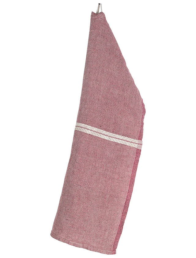 VENLA Geschirrtuch in Bordeaux-Linen von der finnischen Marke Lapuan Kankurit.