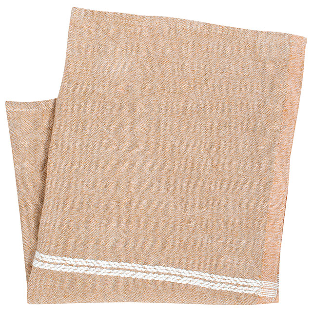 VENLA Serviette in Cinnamon-Melange-White von der finnischen Marke Lapuan Kankurit.