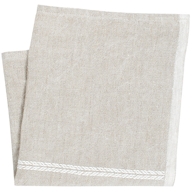 VENLA Serviette in Melange-Linen-White von der finnischen Marke Lapuan Kankurit.