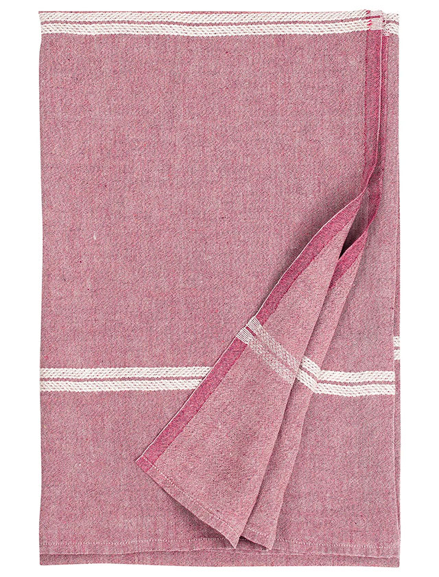 VENLA Tischdecke in Melange-Lingonberry-Linen von der finnischen Marke Lapuan Kankurit.