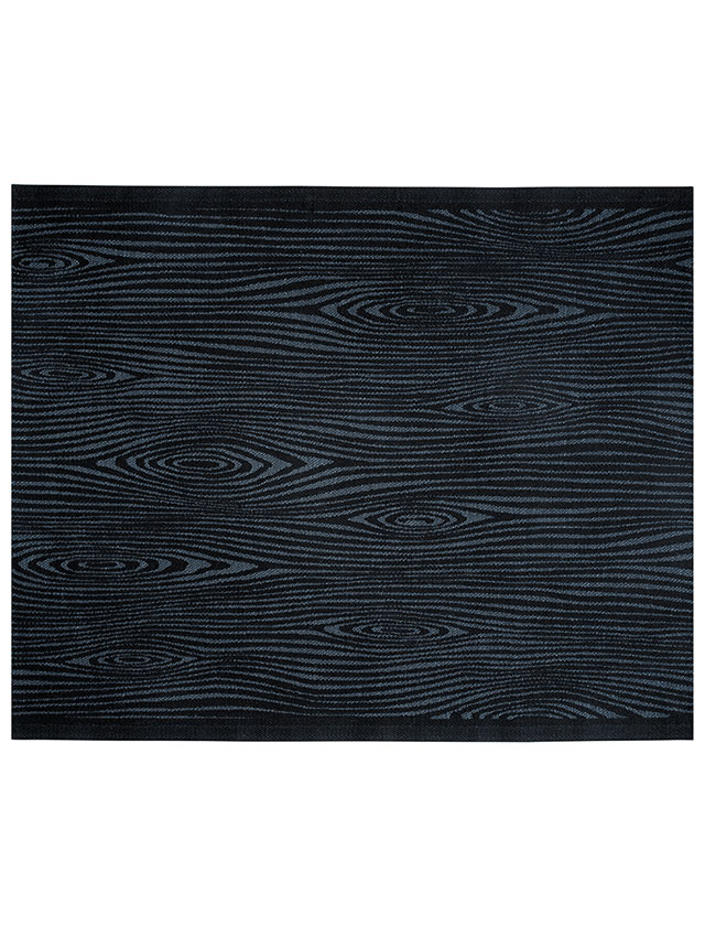 Viilu kleine Saunaauflage aus Halbleinen in der Farbe Black-Graphite von Lapuan Kankurit aus Finnland