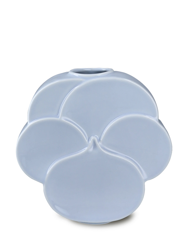 Lyngby Porcelæn Flower Vase – Stiefmütterchen
