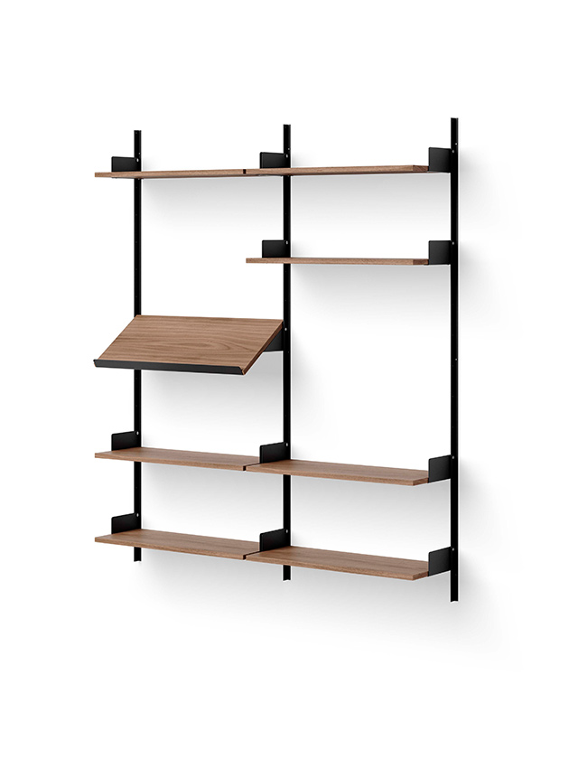 Living Shelf Black-Walnut von New Works