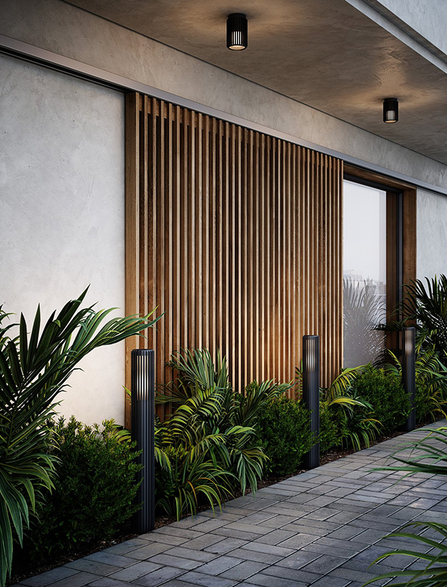 Nordlux Aludra Gartenleuchte von Jacob Jensen Design mit modernem skulpturalem Look für Garten und Terrasse, geeignet für Küstenbereiche
