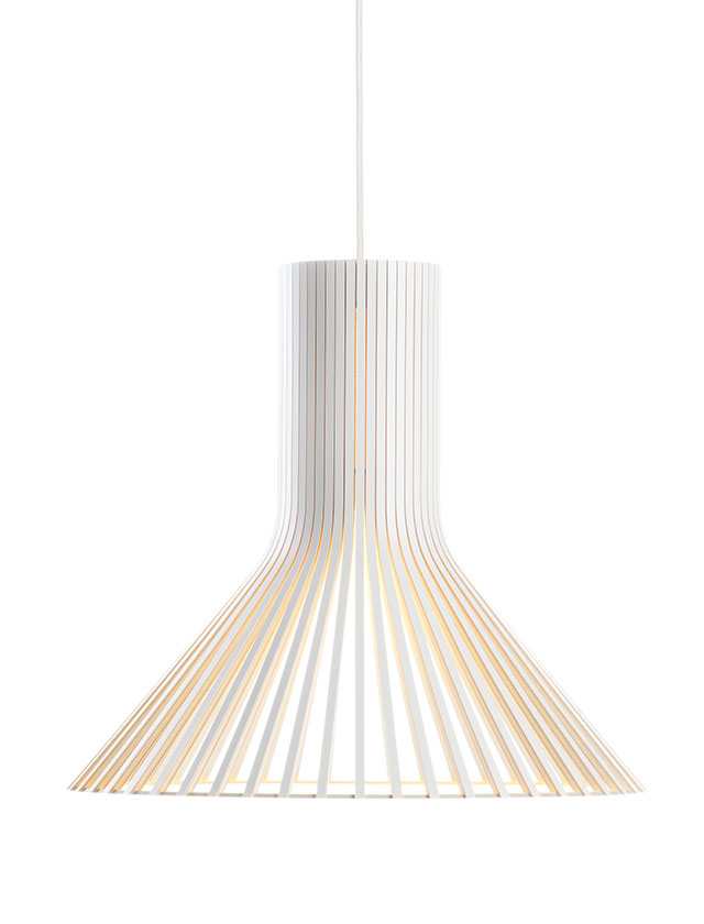 Puncto 4203 Hängeleuchte in Weiß lackiert von Secto Design