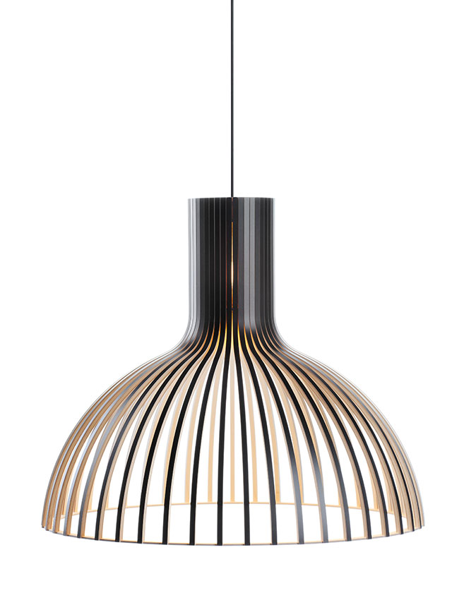 Victo 4250 – Hängeleuchte in Schwarz von Secto Design aus Finnland.