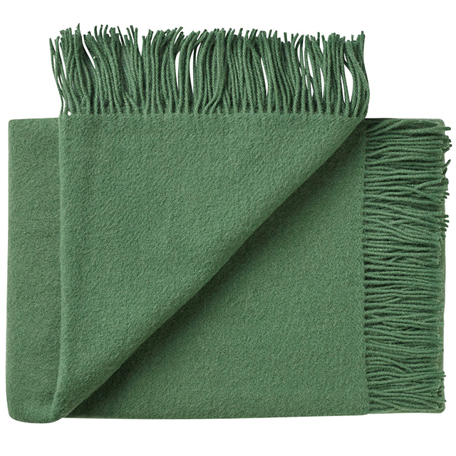 Athen Wolldecke - Meadow Green von Silkeborg Uldspinderi