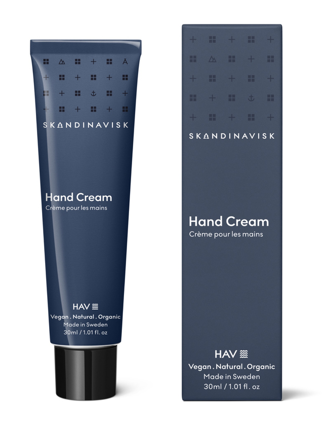 Skandinavisk HAV Handcreme 30 ml mit passender Verpackung – pflegende Handcreme mit maritimer Duftwelt