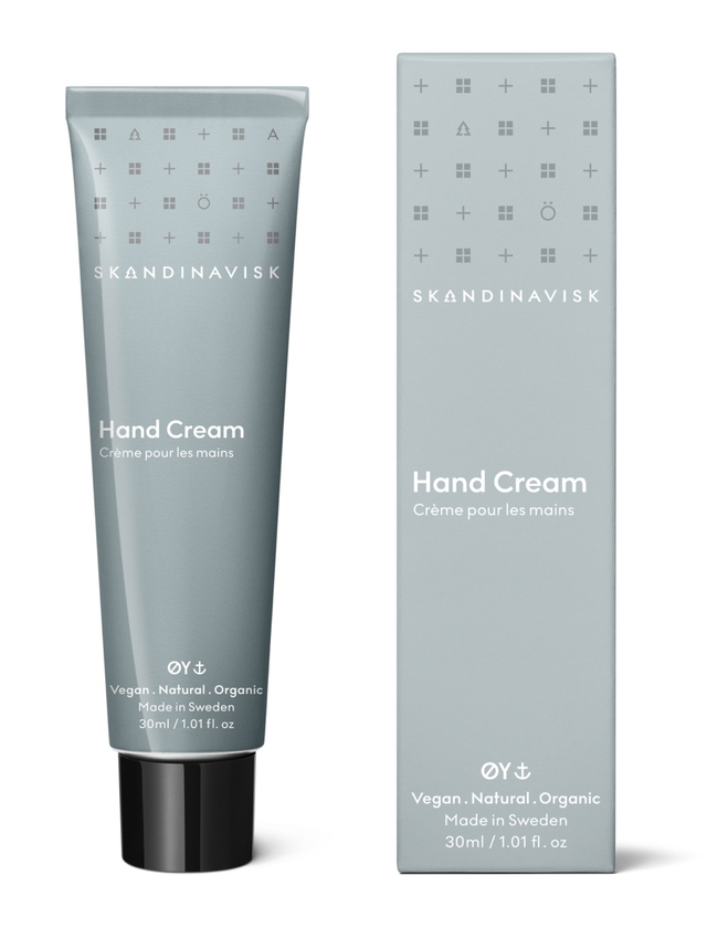 kandinavisk ØY Handcreme 30 ml mit passender Verpackung – pflegende Handcreme mit frischer nordischer Duftwelt
