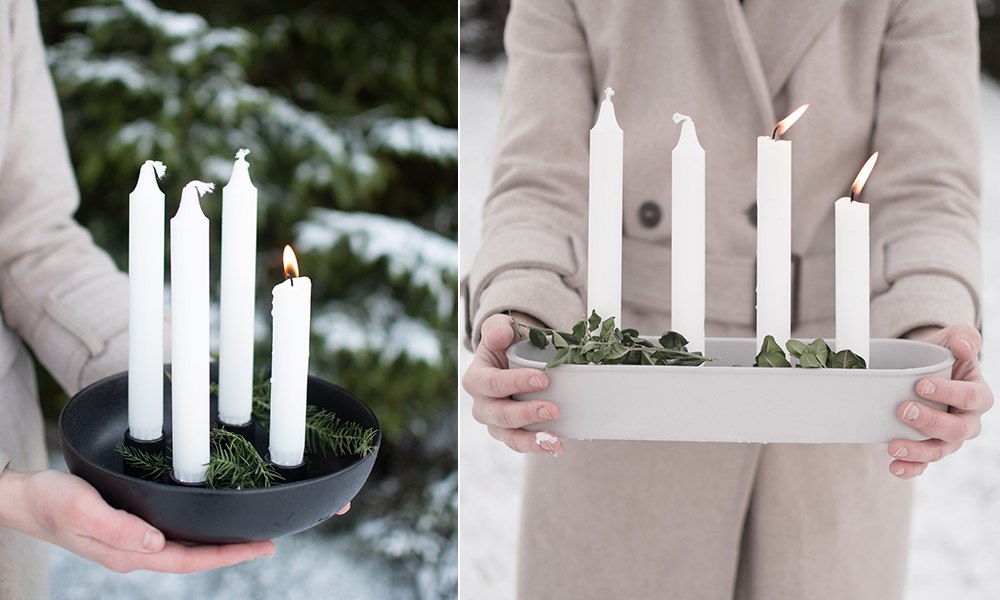 Lidatorp & Granholmen Kerzenhalter und Adventsleuchter aus Kermaik von Storefactory