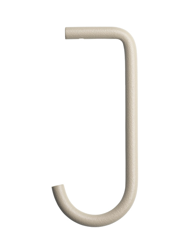 J-Garderobenhaken in Beige für String Regal System