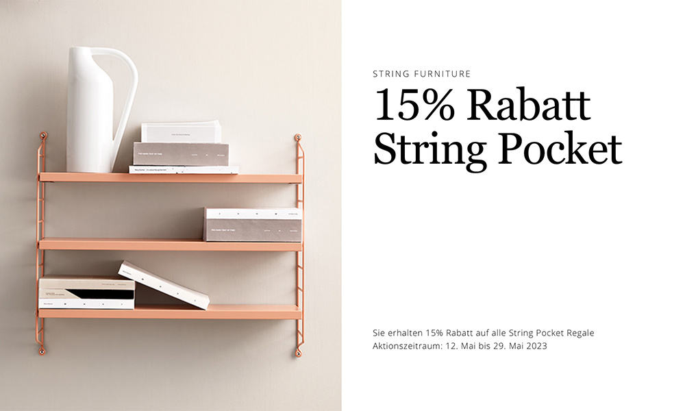 String Pocket Regal -15% Aktion 2023 auf alle String Pocket Regale
