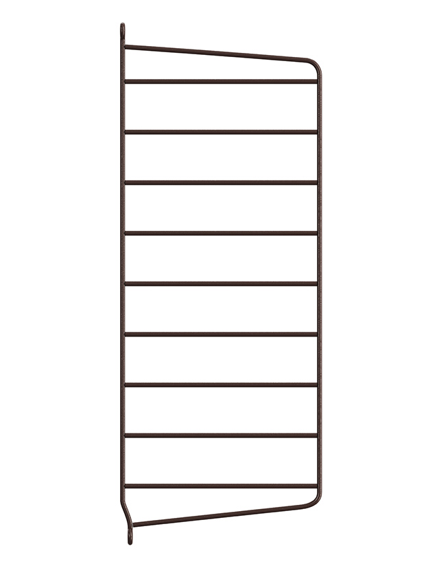 String Regal-System Wandleiter dunkelbraun (Dark Brown) – Einzelpack 50 × 20 cm