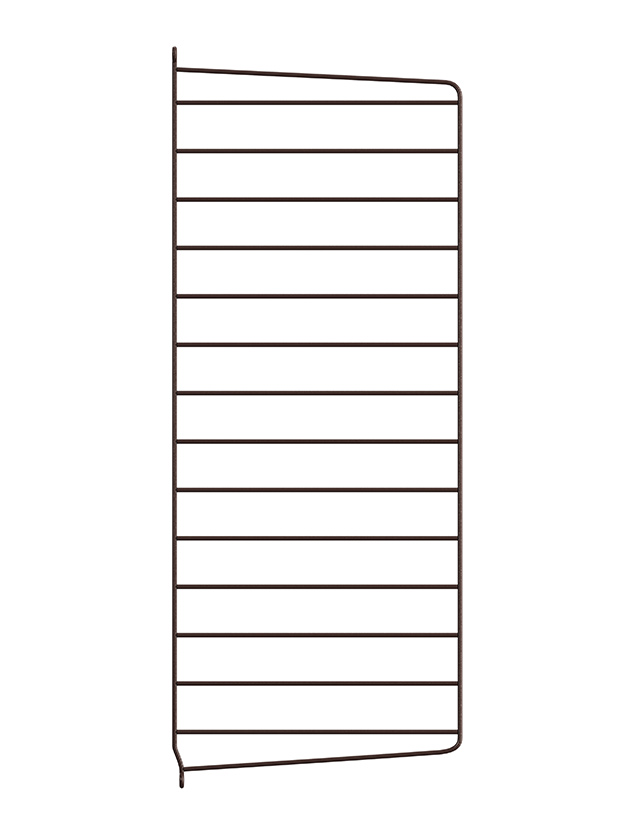 String Regal-System Wandleiter dunkelbraun (Dark Brown) – 1er Pack 75 × 30 cm