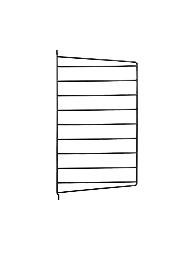 String Regal-System Wandleiter Black - Schwarz – Einzelpack 50 × 30 cm