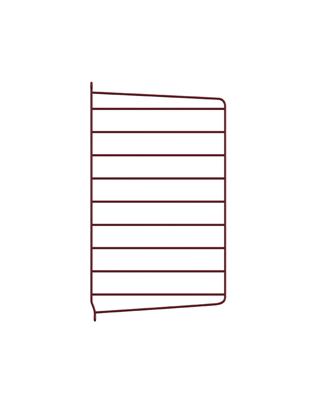 String Regal-System Wandleiter in Dark Red, 1er Pack, 50 x 30 cm