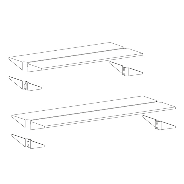 Pira G2 Regal-System - Fachböden von String Furniture