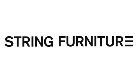 String Furniture Logo – schwedische Regalsysteme und Möbel