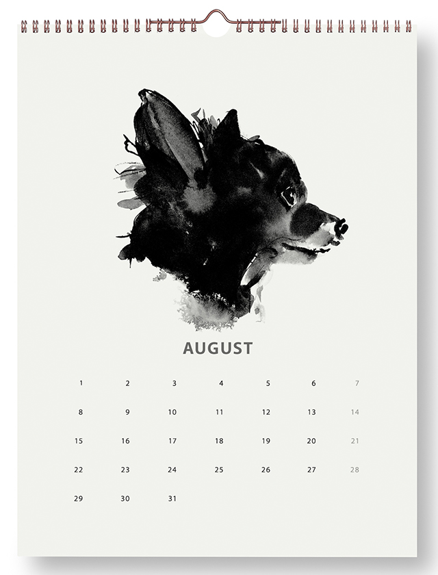 Teemu Järvi Illustrations - Wandkalender 2022 - August