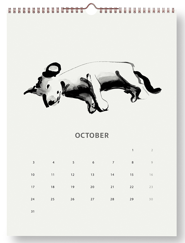 Teemu Järvi Illustrations - Wandkalender 2022 - October