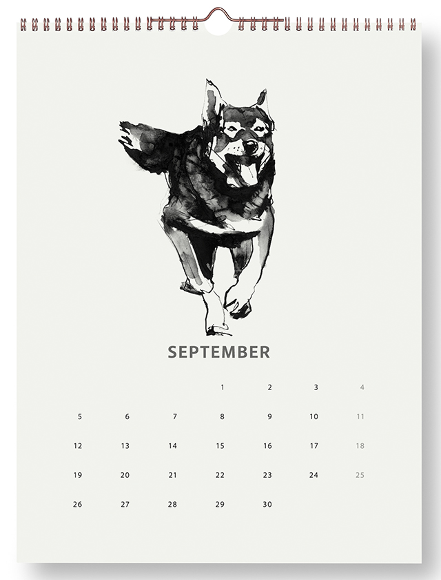 Teemu Järvi Illustrations - Wandkalender 2022 - September