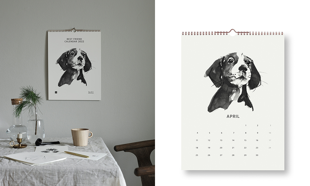 Teemu Järvi "Best Friend" Wandkalender 2022 mit 12 Illustrationen von Hunden und Hunderassen - Der Kalender für 2022 zeigt Hunde: Die besten Freunde und Partner bei allen Outdoor-Abenteuern. Diese fröhlichen Charaktere werden Ihnen das ganze Jahr über ein Lächeln ins Gesicht zaubern.